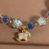 Blue Candy Agate Crystal Bracelet – Calm & Joy