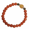 Radiant Harmony Bracelet – South Red Agate, Jade & Amber Luck Bead