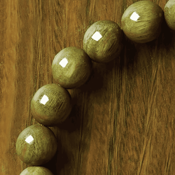 Earth & Shadow Bracelet – Sandalwood & Obsidian Balance