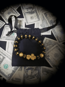 Feng Shui Bracelet - Pixiu Black Obsidian Bracelet for Wealth photo review