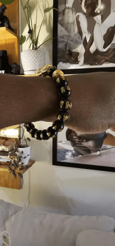 Feng Shui Bracelet - Pixiu Black Obsidian Bracelet for Wealth photo review