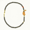 Double-Wrap Wooden Bead Necklace with Lucky Cat Pendant – Prosperity & Blessings