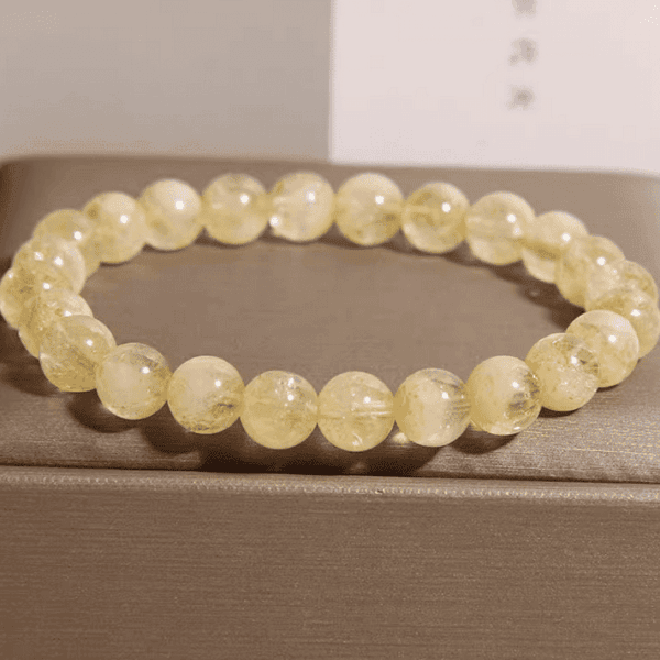 d36ef9cc3a74d757598f69a459f9cdbe Natural Golden Rutilated Quartz Bracelet – Prosperity & Confidence