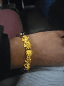 Gold-Plated Double Pixiu Bracelet - Extreme Wealth & Protection photo review
