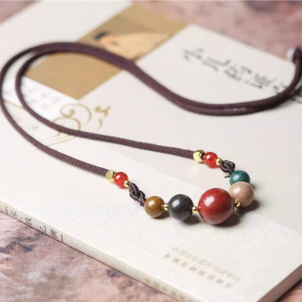 Five-Elements Incense Bead Necklace – Heritage DIY Aromatic Collarbone Chain