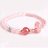 Rose Quartz & Strawberry Quartz Harmony Bracelet – Women’s Love & Renewal