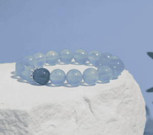 Aquamarine & Deep Blue Beryl Courage Bracelet