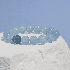 Aquamarine & Deep Blue Beryl Courage Bracelet