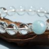 Aquamarine & Clear Quartz Bracelet – Calm & Clarity