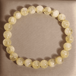 Natural Golden Rutilated Quartz Bracelet – Prosperity & Confidence