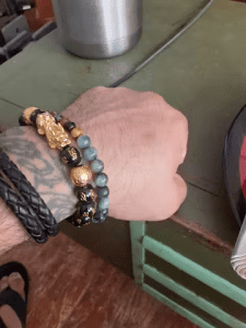 Feng Shui Bracelet - Pixiu Black Obsidian Bracelet for Wealth photo review