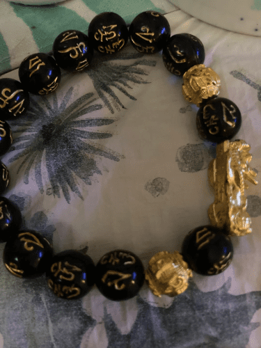 🔥🎉DIYSTAR Pi Xiu Obsidian Bracelet – Unlock Wealth & Attract Good Fortune photo review