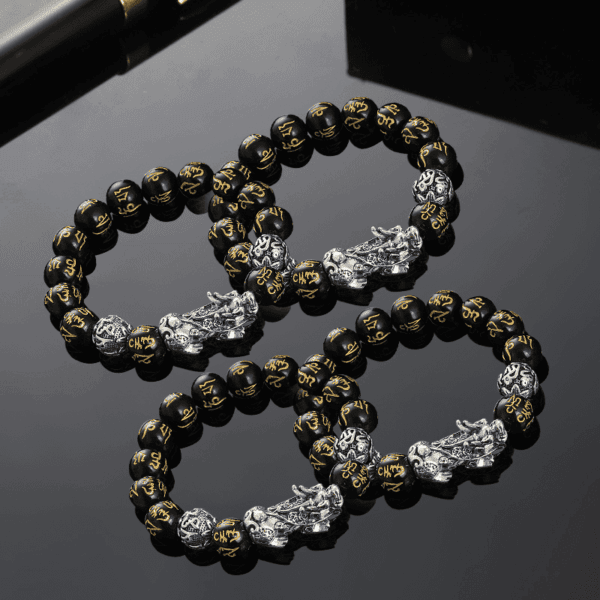 🔥🎉DIYSTAR Pi Xiu Obsidian Bracelet – Unlock Wealth & Attract Good Fortune