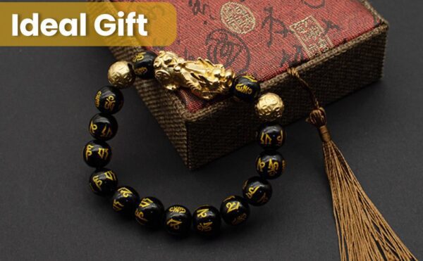 🔥🎉DIYSTAR Pi Xiu Obsidian Bracelet – Unlock Wealth & Attract Good Fortune