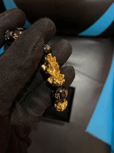 🔥🎉DIYSTAR Pi Xiu Obsidian Bracelet – Unlock Wealth & Attract Good Fortune photo review