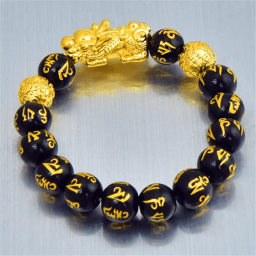 🔥🎉DIYSTAR Pi Xiu Obsidian Bracelet – Unlock Wealth & Attract Good Fortune photo review