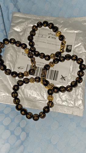 Click to view full screen 🔥🎉DIYSTAR Pi Xiu Obsidian Bracelet – Unlock Wealth & Attract Good Fortune photo review