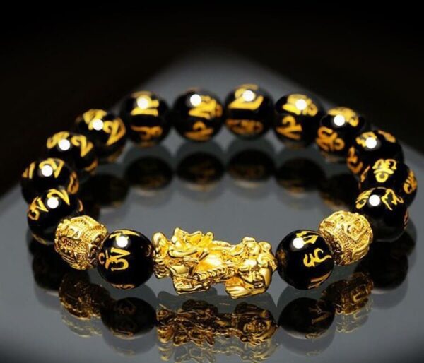 🔥🎉DIYSTAR Pi Xiu Obsidian Bracelet – Unlock Wealth & Attract Good Fortune