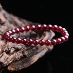 Red Garnet Stone Bracelet - Reignite Your Passion & Love - Buddha & Karma