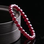 Red Garnet Stone Bracelet - Reignite Your Passion & Love - Buddha & Karma