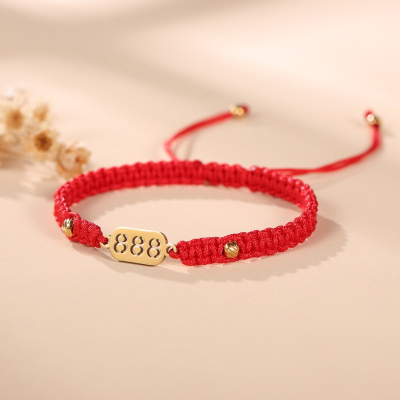 888WealthLuckAngelNumberBracelet1 888 Wealth Luck Angel Number Bracelet - Buddha & Karma