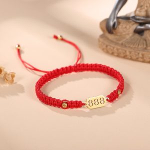 888 Wealth Luck Angel Number Bracelet - Buddha & Karma