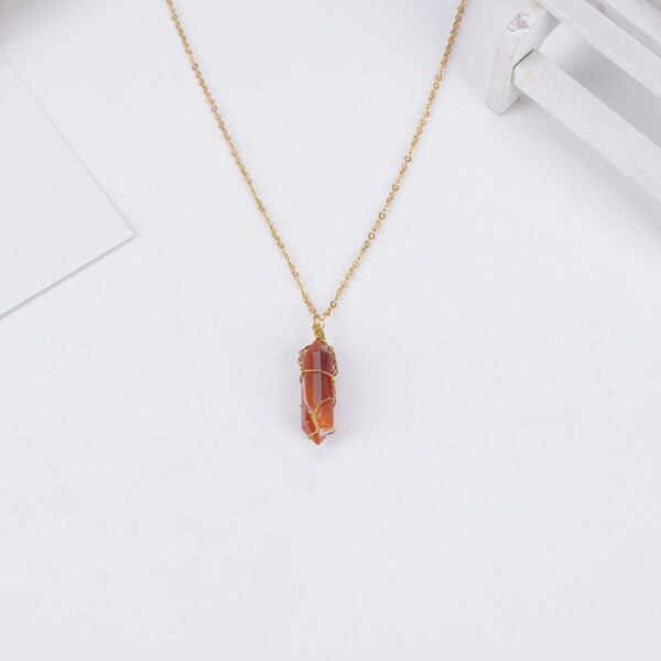 CarnelianNecklace-BoostVitality_Creativity_Self-Confidence4 Carnelian Necklace - Boost Vitality, Creativity, Self-Confidence - Buddha & Karma