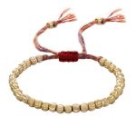 Copper Beads Tibetan Bracelet - Buddha & Karma