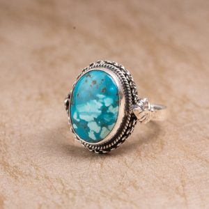 Turquoise 925 Sterling Silver Ring – Protection & Calm