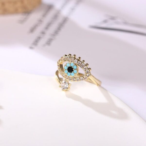 Exclusive: Evil Eye Protection Ring - Buddha & Karma
