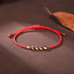 FREE Five Lucky Beads Copper Healing Bracelet - Buddha & Karma