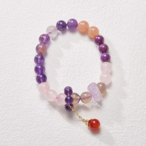 Future Prosperity Nine Purple Star Bracelet