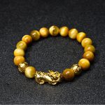 Gold Tiger Eye Pixiu Bracelet