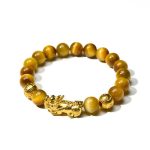 Gold Tiger Eye Pixiu Bracelet