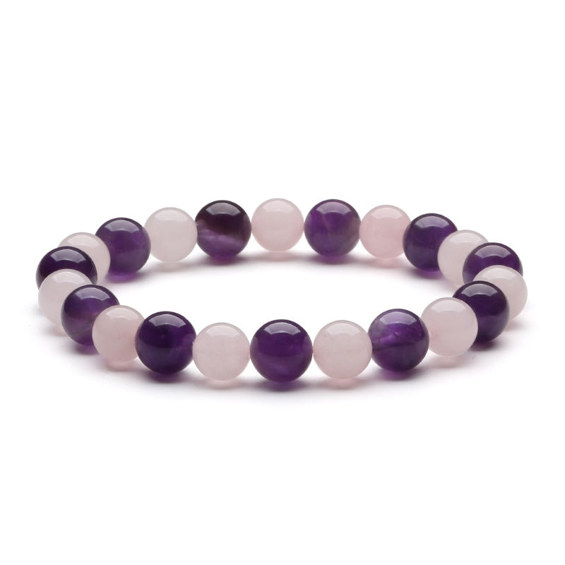 GratitudeBracelet-4 Gratitude Bracelet – Amethyst, Rose Quartz