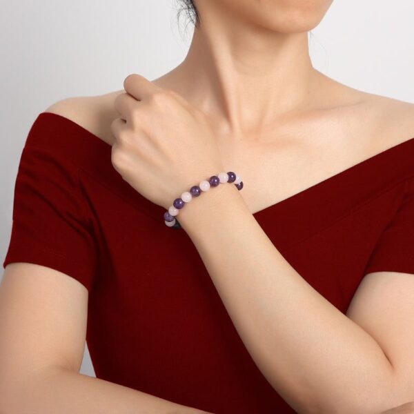 GratitudeBracelet-5 Gratitude Bracelet – Amethyst, Rose Quartz