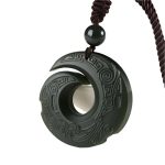 Hetian Jade Pendant Manifesting Necklace - Buddha & Karma