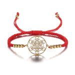 Metatron’s Cube Red String Bracelet | Buddha & Karma