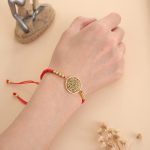Metatron’s Cube Red String Bracelet | Buddha & Karma