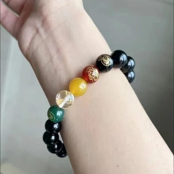 O1CN01Y0ipmA1uvOeKSEyJG__4611686018427382883-0-rate Five-Element Obsidian Bracelet – Protection & Prosperity Talisman