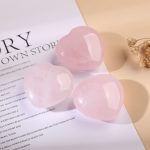 Rose Quartz Heart-Shaped Love Crystals - Love & Romance - Buddha & Karma