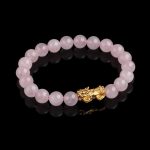 Exclusive: Rose Quartz Pixiu Love & Abundance Bracelet - Buddha & Karma