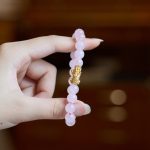 Exclusive: Rose Quartz Pixiu Love & Abundance Bracelet - Buddha & Karma