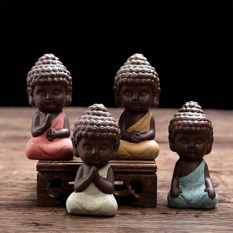 The4NobleTruthsFigurines-MiniBuddha1 The 4 Noble Truths Figurines - Mini Buddha - Buddha & Karma