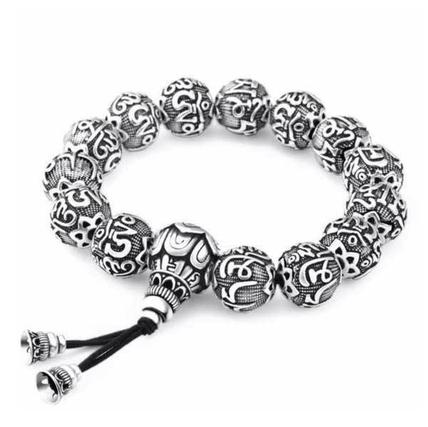 Tibetan-Buddhism-Mani-Mantra-Bracelet5 Wu Lou Mantra Bracelet - Feng Shui for Health - Buddha & Karma