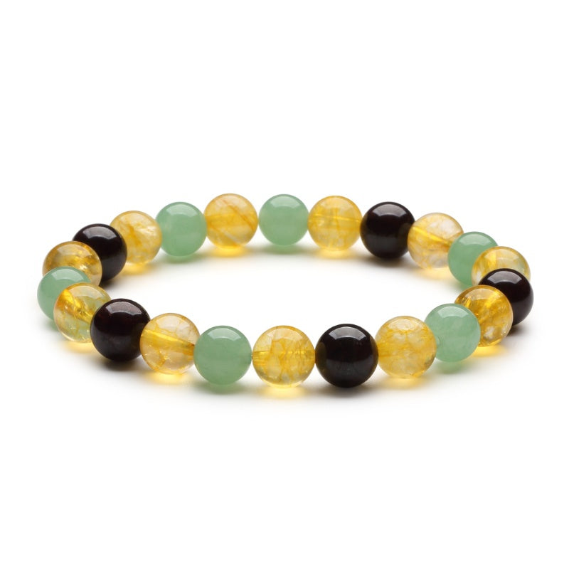 TripleSuccessBracelet-3 Triple Success Bracelet – Citrine, Aventurine, Garnet