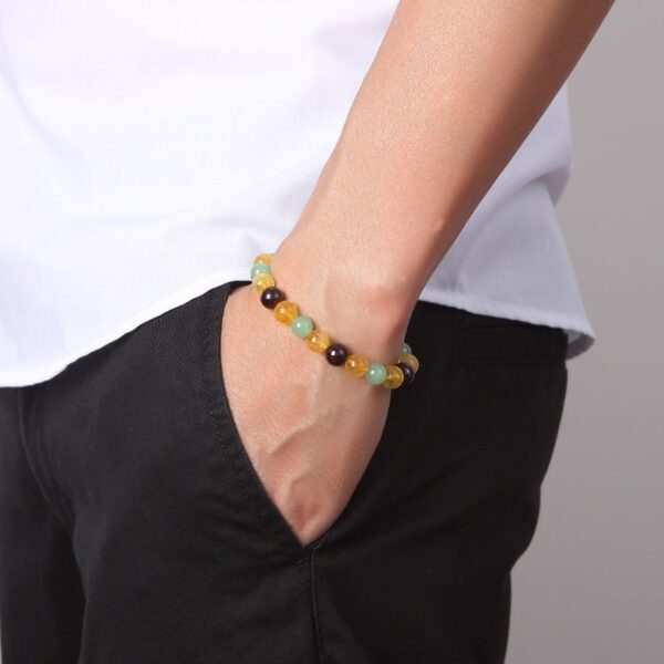 Triple Success Bracelet – Citrine, Aventurine, Garnet