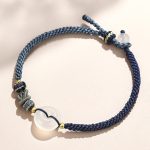 White Agate Fu Couple Bracelets - Give the Gift of Luck - Buddha & Karma