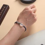 White Agate Fu Couple Bracelets - Give the Gift of Luck - Buddha & Karma