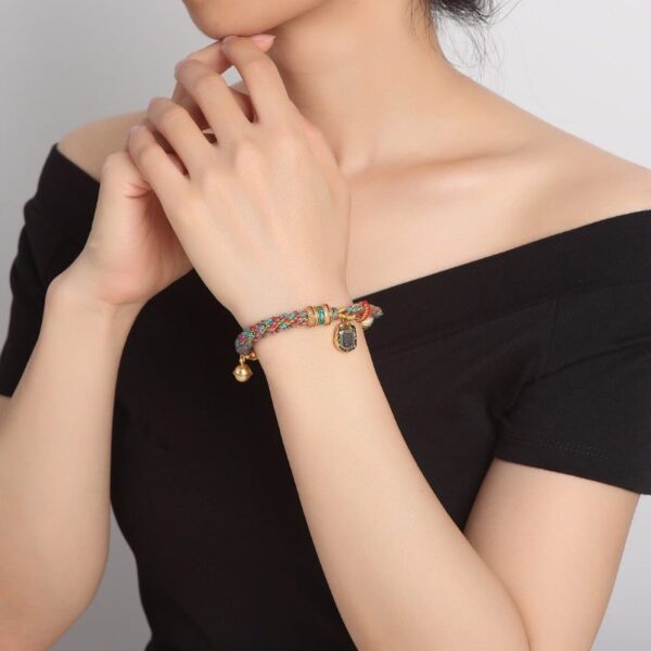 Zakiram Goddess of Wealth Tibetan Mantra Bracelet - Buddha & Karma